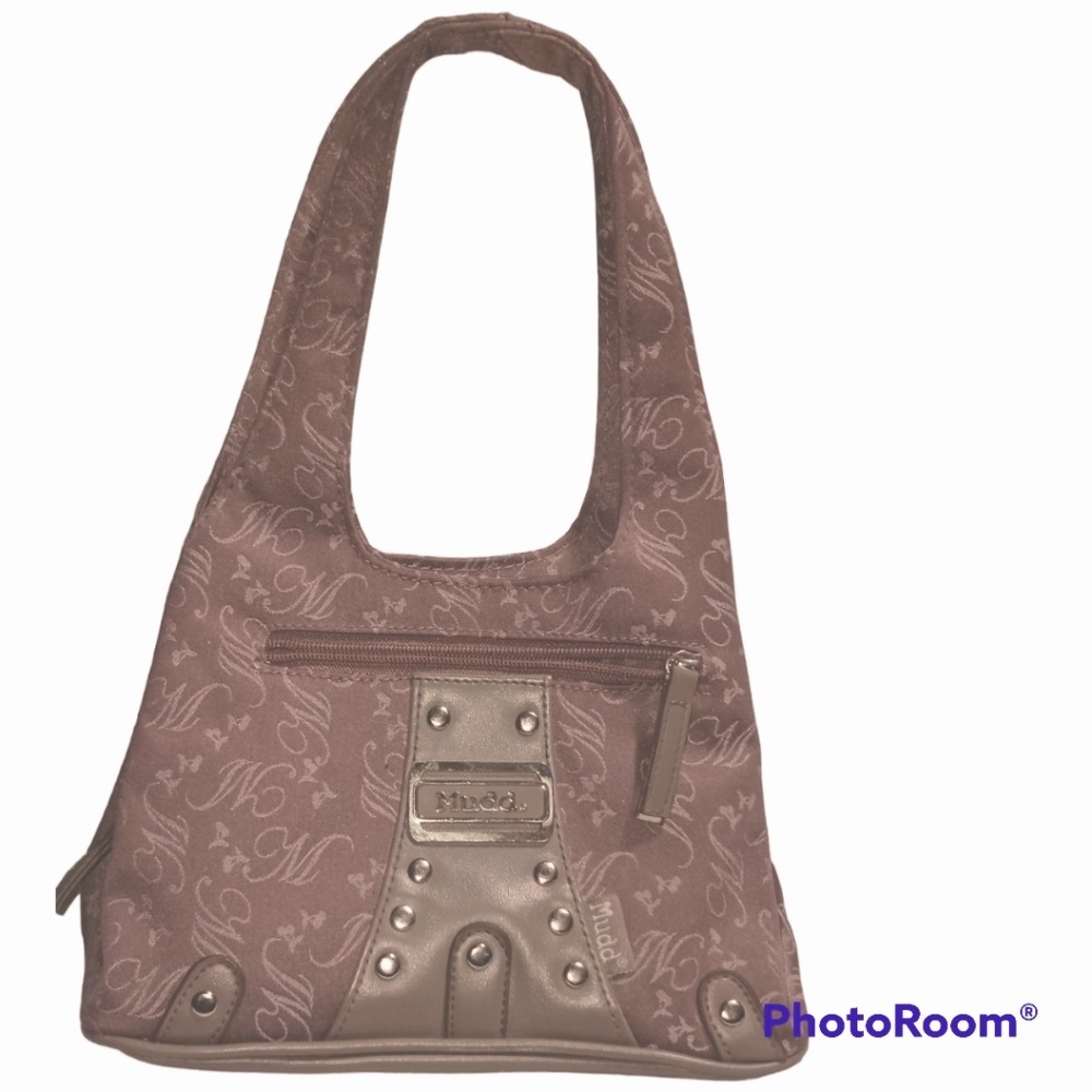 MUDD greyish tan colored Y2K purse.